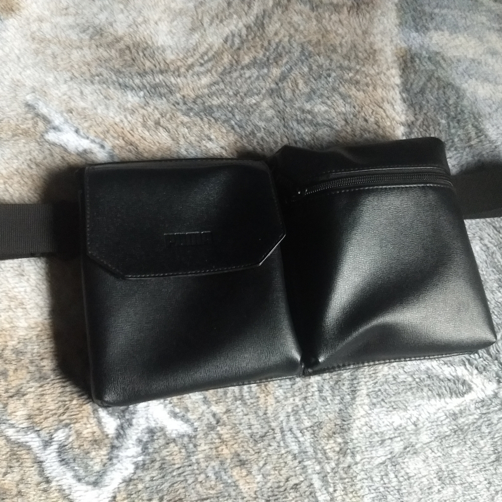 Puma faux-leather waist bag